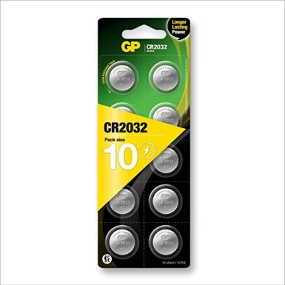 Afbeelding van GP Batteries Knoopcel CR2032 3 V 10 stuk(s) Lithium GPCR2032STD900C10