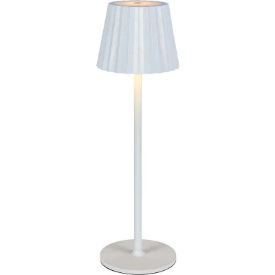 Afbeelding van V TAC VT 1028 W Oplaadbare tafellamp IP20 Wit lamphuis 1,5 Watt 150 Lumen 3IN1