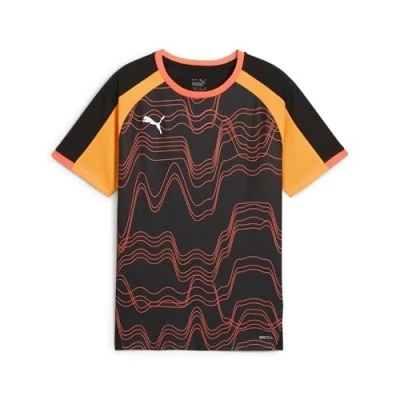 Afbeelding van IndividualLIGA Graphic voetbalshirt, Zwart/Rood, Maat 13 14Y PUMA