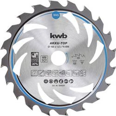 Afbeelding van kwb 587856 Hardmetaal cirkelzaagblad 210 x 30 1.3 mm Aantal tanden: 48 1 stuk(s)