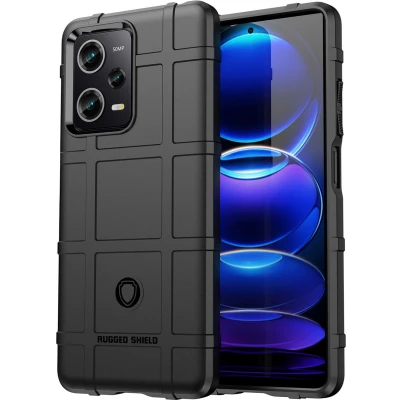 Afbeelding van iMoshion Hoesje Geschikt voor Xiaomi Poco X5 5G Siliconen Thunder Backcover Zwart