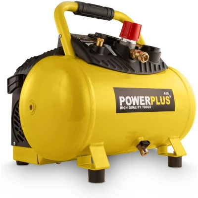 Afbeelding van Powerplus POWX1723 Compressor Luchtcompressor 1100W 10 bar Olievrij 12L tankinhoud