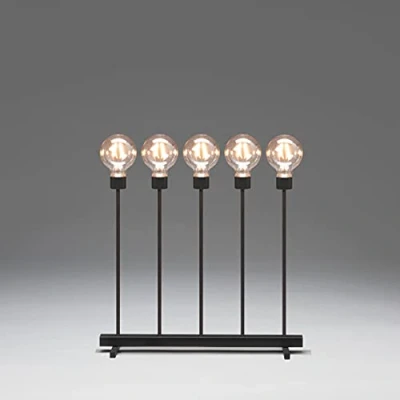 Afbeelding van Konstsmide 3962 710TR LED lantaarn Barnsteen Zwart Energielabel: F (A G)