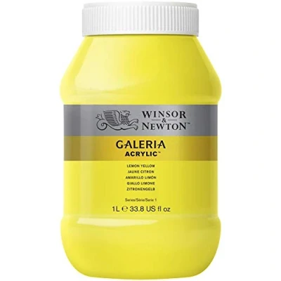 Afbeelding van Winsor &amp; Newton Acryl Galeria, 1 l, citroengeel, Serie
