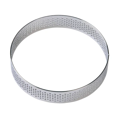 Afbeelding van BrandNewCake Taartring RVS Geperforeerd Ø10x2cm