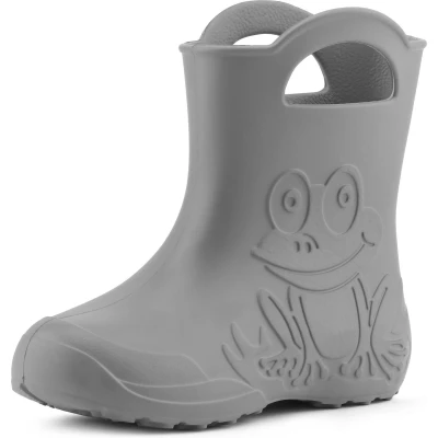 Afbeelding van Ladeheid LA CA Frog Kinder Regenlaarzen Rubber Licht EVA Grijs 28/29
