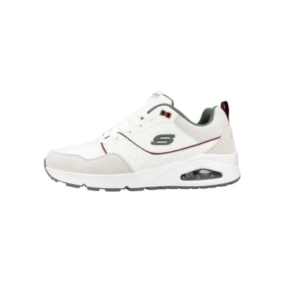 Afbeelding van Skechers Street UNO Retro Sneakers laag, Heren, Maat: 43, Wbrd white black red Leer