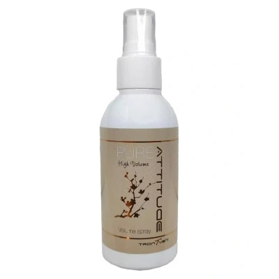 Afbeelding van Trontveit PURE High Volume ATTITUDE Spray &amp; Verzorging met Argan Olie, Panthenol Caffeine Voedt, Versterkt Beschermt Haar