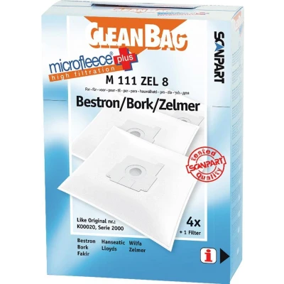 Afbeelding van Scanpart M111Zel8 Microfleese Stofzak Bestron K2000 Micro En