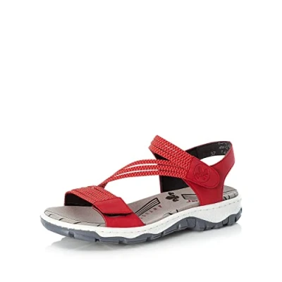 Image de Rieker Sandales pour femmes 68871, femmes, Rouge 33., 39 EU étroit