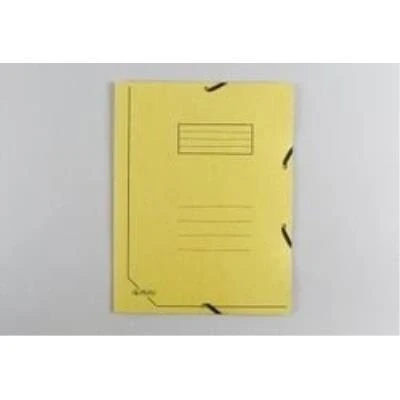 Image de Herlitz chemise à élastiques, format a4, carton colorspan, jaune. 3 rabats, élastique 10843886