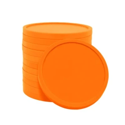 Afbeelding van CombiCraft Blanco munten / Consumptiemunten Oranje Ø29mm 100 stuks