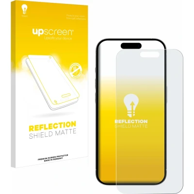 Afbeelding van upscreen Screenprotector voor Apple iPhone 15 Pro Max Folie Beschermfolie anti glare matte