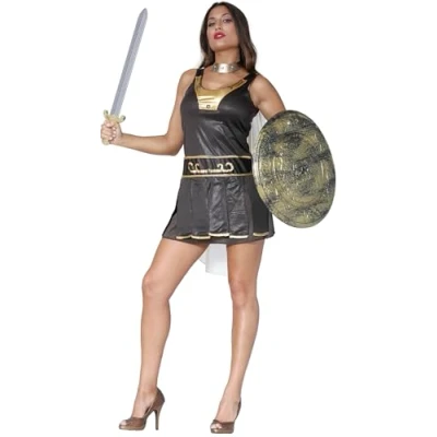 Afbeelding van FIESTAS GUIRCA, S.L. Romeinse strijder outfit voor vrouwen L (40)