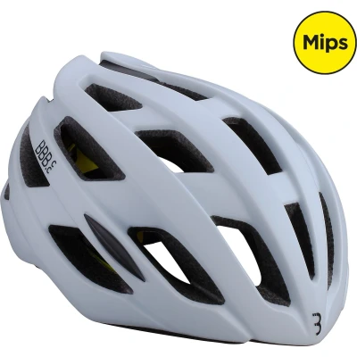 Afbeelding van Fietshelm Bbb Hawk Mips maat M Mat wit