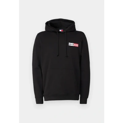 Afbeelding van Tommy Jeans Entry Graphic Hoodie Sweater, Heren, Maat: 44, Black