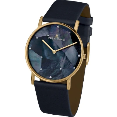 Afbeelding van Jacques Lemans Horloge, Dames, Maat: One Size, Blau schwarz