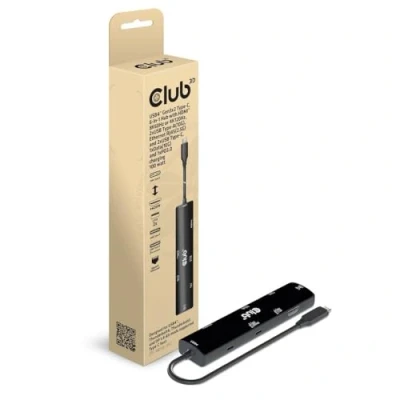 Afbeelding van club3D CSV 1599 USB C dockingstation Geschikt voor merk: Universeel Power Delivery