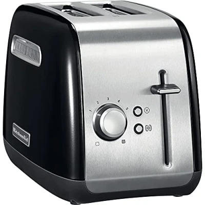 Image de KitchenAid Grille pain 2 Tranches Classic 5kmt2115 Onyx Black