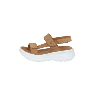 Afbeelding van Panama Jack NOOR B Sandalen met plateauzool, Dames, Maat: 37, Cuero bark Leer/ synthetisch