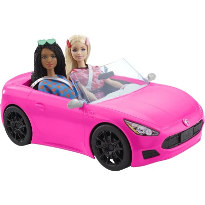 Afbeelding van Barbie Glam Cabrio Auto Poppenvoertuig