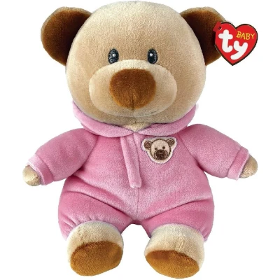 Afbeelding van Ty Baby Knuffel Pyjamabeer 15 Cm Roze