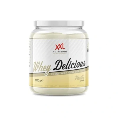 Afbeelding van XXL Nutrition Whey Delicious Vanille Wei Eiwitpoeder met BCAA &amp; Glutamine, Proteïne poeder, Eiwit shake, Protein 1000 gram