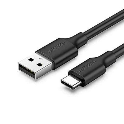 Afbeelding van UGREEN USB A naar C Kabel 2.4A Fast Charge 1.5 Meter Zwart