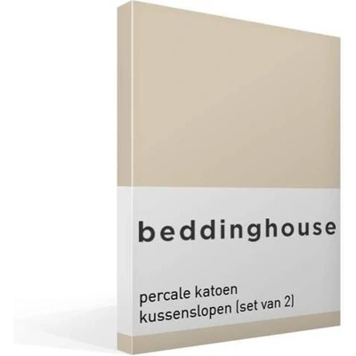 Afbeelding van Beddinghouse Percale katoen Kussenslopen Set van 2 Natural
