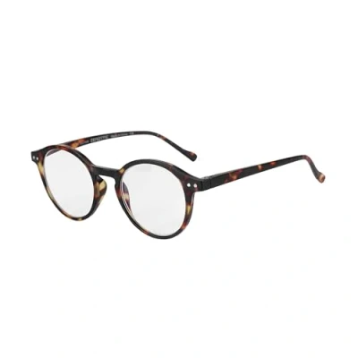 Afbeelding van ZENOTTIC Leesbril, anti blu ray, antiweerspiegeling, bril voor mannen en vrouwen, ultralicht, rond montuur, vintage design, retro, 0,0 1,0 1,5 2,0 2,5 3,0 3,5, schildpad, +3,50