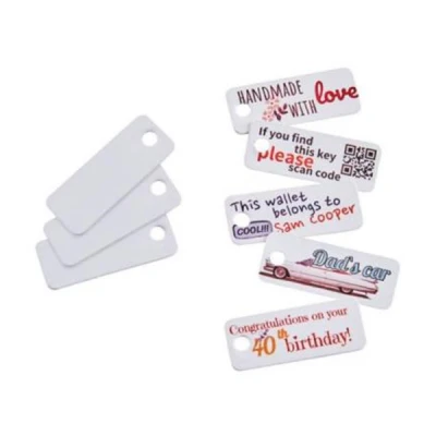 Image de COLOP e mark enseignes en plastique avec trou perforé 45 x 18 mm (20 pièces)