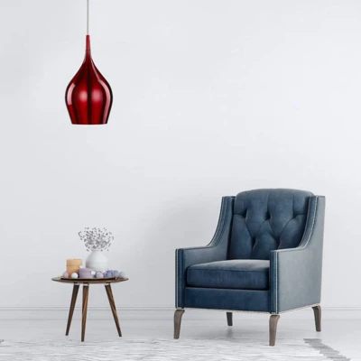 Afbeelding van Hanglamp Vibrant Ø 12cm, rood