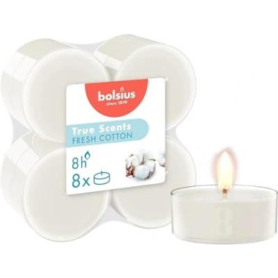 Afbeelding van Maxilichten 8u True Scents Fresh Cotton Bolsius