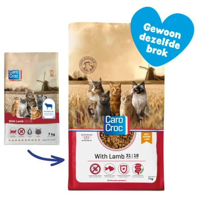 Afbeelding van Carocroc Kat Lam 7 KG