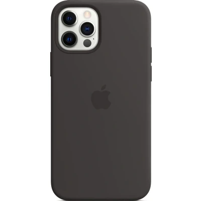 Afbeelding van Apple origineel Silicone MagSafe Case iPhone 12 Pro Max Black MHLG3ZM/A