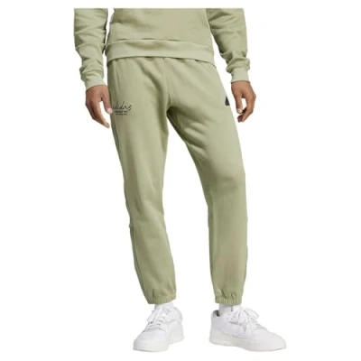 Afbeelding van Adidas Brand Love French Terry Joggers Groen S / Regular Man