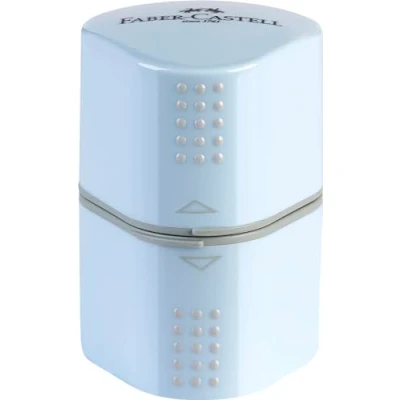 Afbeelding van Puntenslijper Faber Castell grip trio sky blue