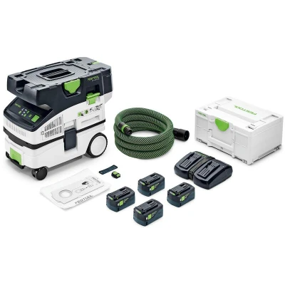 Afbeelding van Festool CTLC MINI I Plus Accustofzuiger 2x18V 5.0Ah 577670