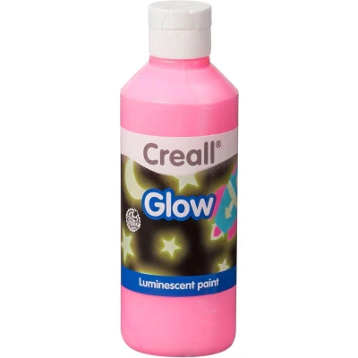 Afbeelding van Havo lichtgevende verf rood/roze plakkaatverf