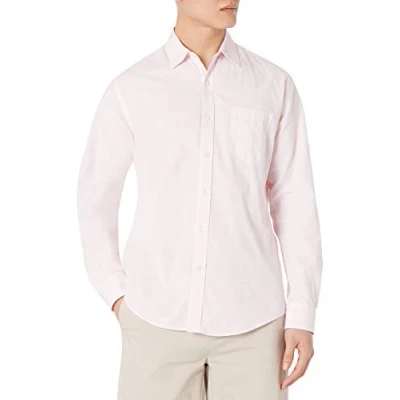 Image de Amazon Essentials Chemise en Popeline à Manches Longues, Style Décontracté, Coupe Standard Men&#039;s, Rose, XS