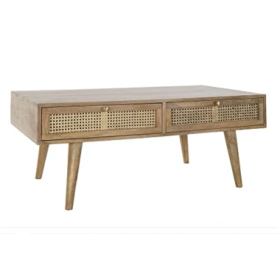 Afbeelding van Hoofdtafel DKD Home Decor Mangohout 115 x 60 46 cm