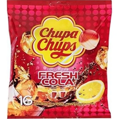 Afbeelding van CHUPA CHUPS Lollipops Fresh Cola fopspenen, verschillende smaken, 192 g