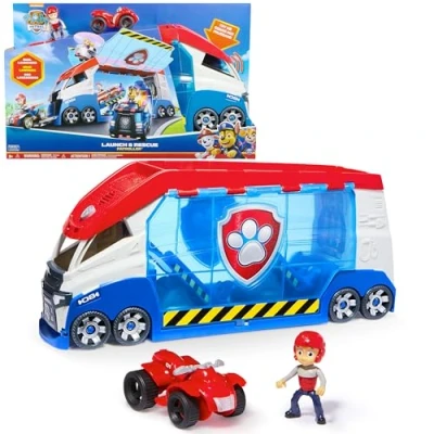 Afbeelding van PAW Patrol Transformerende Patroller met voertuigwerpers lichten en geluiden Ryder actiefiguur ATV speelgoedauto