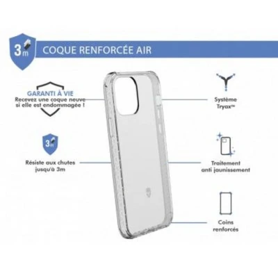 Afbeelding van Force Case, Versterkte hoes Geschikt voor Apple iPhone 12/12 Pro AIR, Transparant