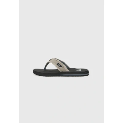 Afbeelding van Quiksilver Monkey Abyss Teensandalen, Heren, Maat: 46, Grey/black/brown Textiel