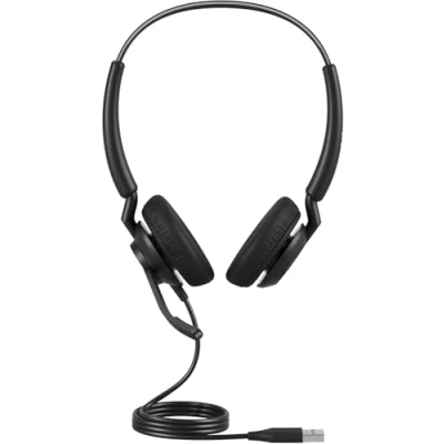 Afbeelding van Jabra Engage 40 Over Ear headset Telefoon Kabel Stereo Zwart Ruisonderdrukking (microfoon) Volumeregeling