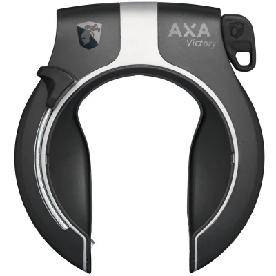 Afbeelding van Ringslot Axa Victory glanzend zwart/grijs (werkplaatsverpakking)