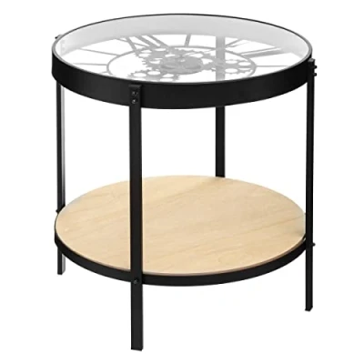 Afbeelding van Atmosphera Bijzettafel Klok Ø 51 x 49 cm