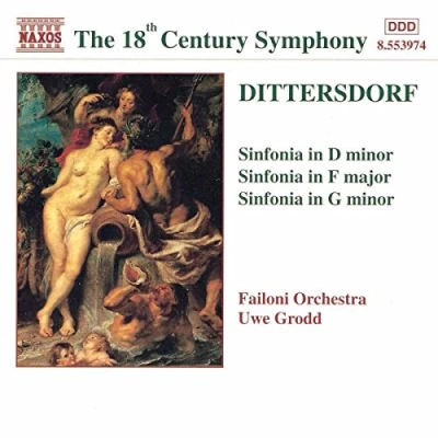 Afbeelding van Failoni Orchestra, Uwe Grodd Dittersdorf: Sinfonias D, F, G (CD)