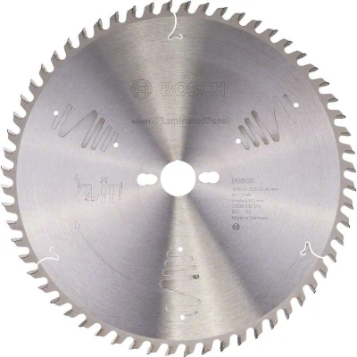 Image de BOSCH 2608642515 lame de scie circulaire Expert pour panneaux stratifiés, 303 x 30 3.2 mm, 60T